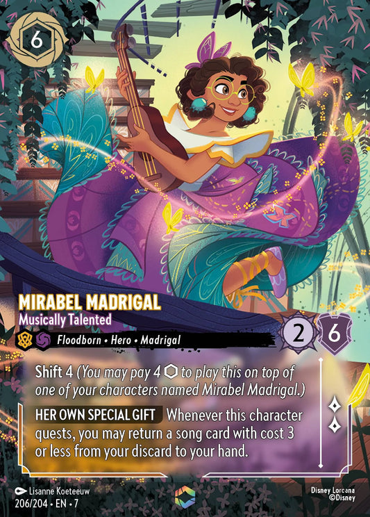 Mirabel Madrigal - Musically Talented | Archazia's Island #206 (Near Mint) | Disney Lorcana Single Australia (Near Mint)