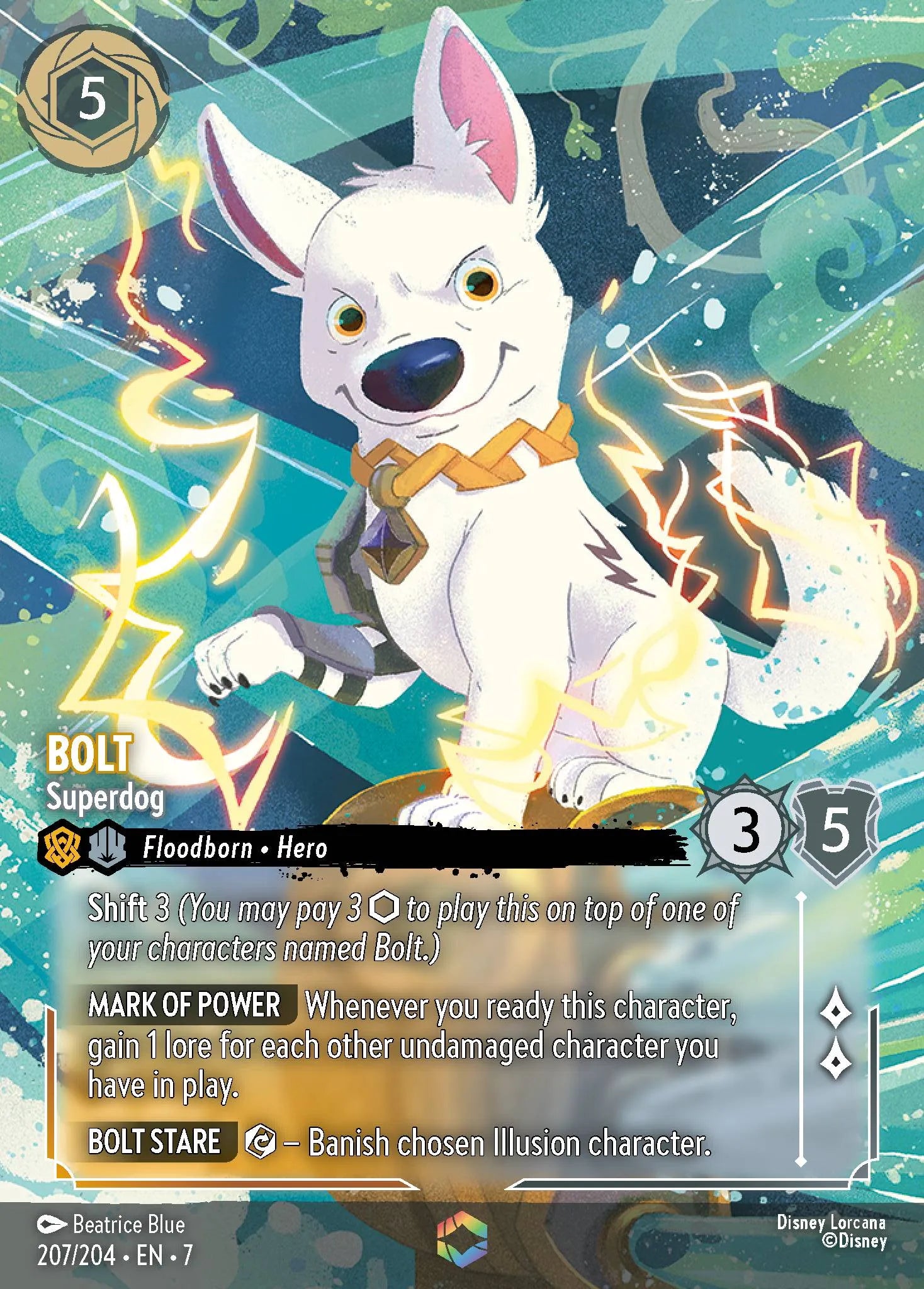 Bolt - Superdog | Archazia's Island #207 (Near Mint) | Disney Lorcana Single Australia (Near Mint)