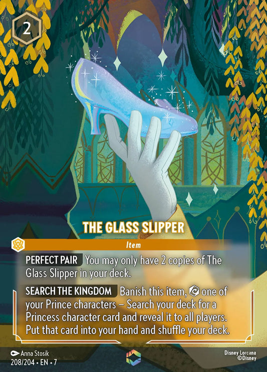 The Glass Slipper | Archazia's Island #208 (Near Mint) | Disney Lorcana Single Australia (Near Mint)