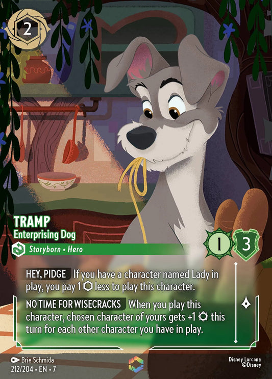 Tramp - Enterprising Dog | Archazia's Island #212 (Near Mint) | Disney Lorcana Single Australia (Near Mint)