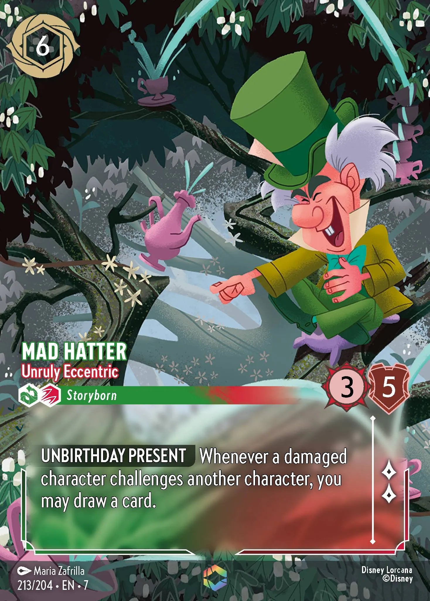 Mad Hatter - Unruly Eccentric | Archazia's Island #213 (Near Mint) | Disney Lorcana Single Australia (Near Mint)