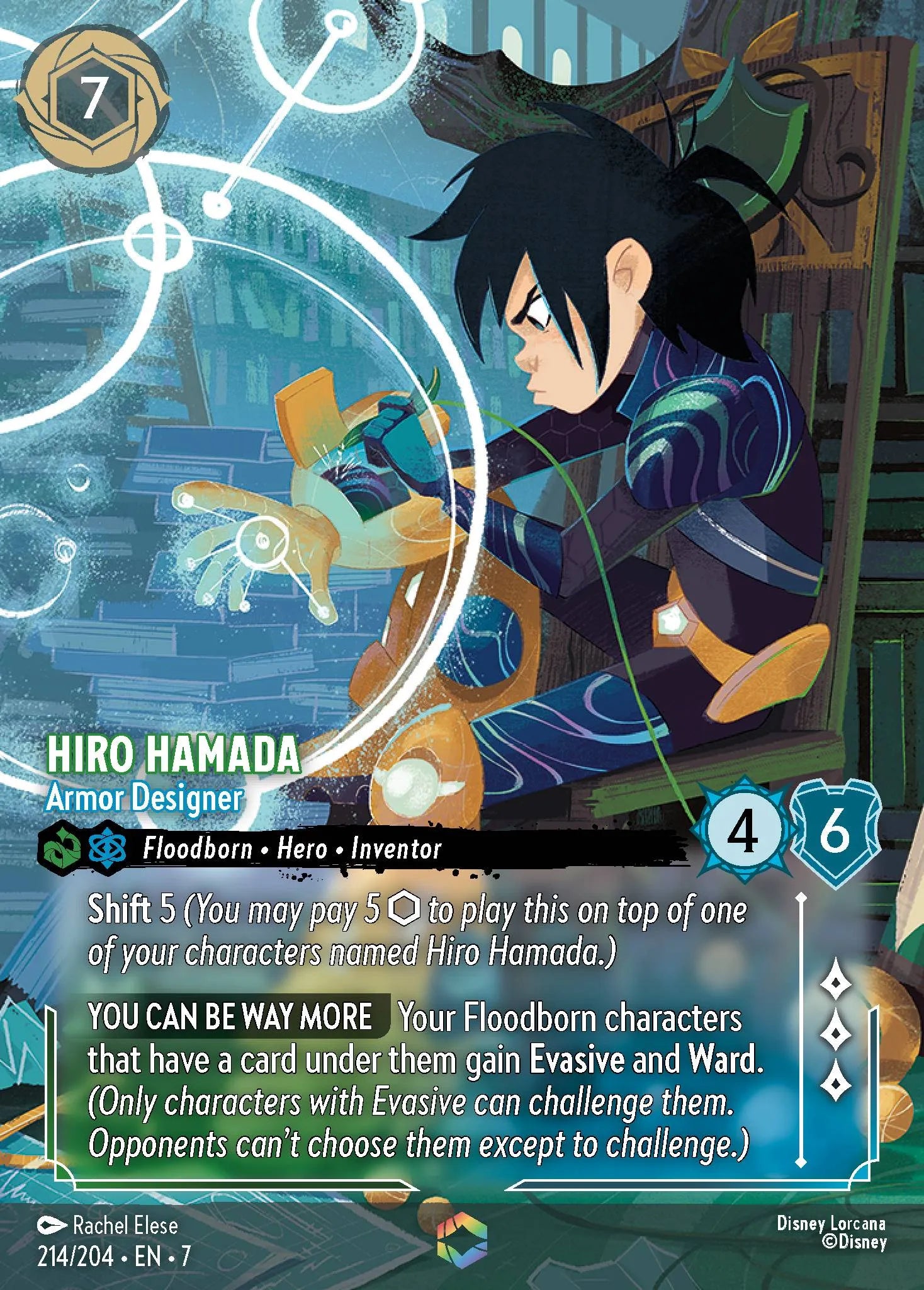Hiro Hamada - Armor Designer | Archazia's Island #214 (Near Mint) | Disney Lorcana Single Australia (Near Mint)