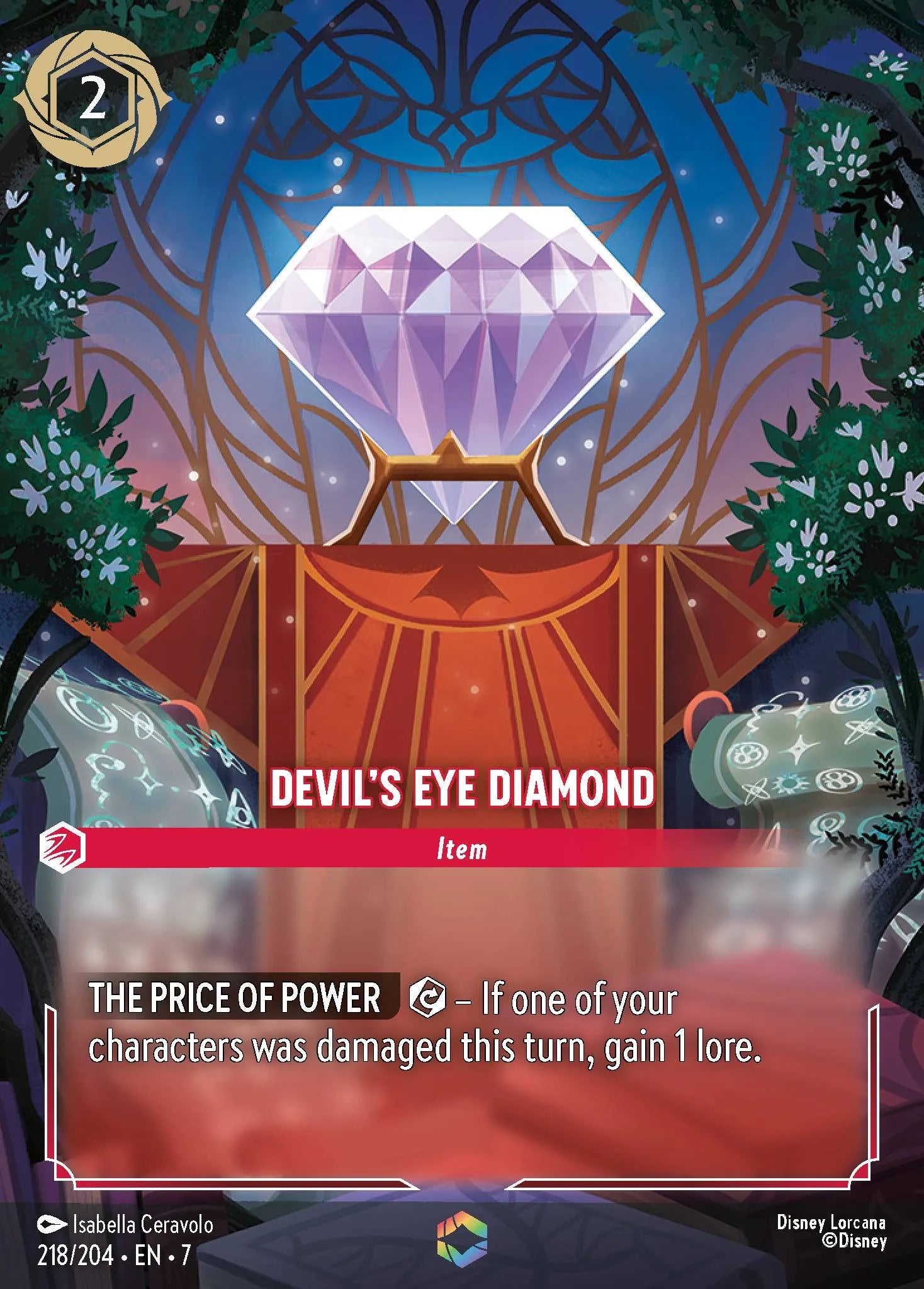 Devil's Eye Diamond | Archazia's Island #218 (Near Mint) | Disney Lorcana Single Australia (Near Mint)