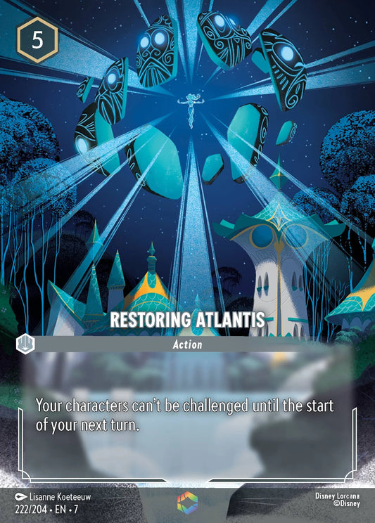 Restoring Atlantis | Archazia's Island #222 (Near Mint) | Disney Lorcana Single Australia (Near Mint)