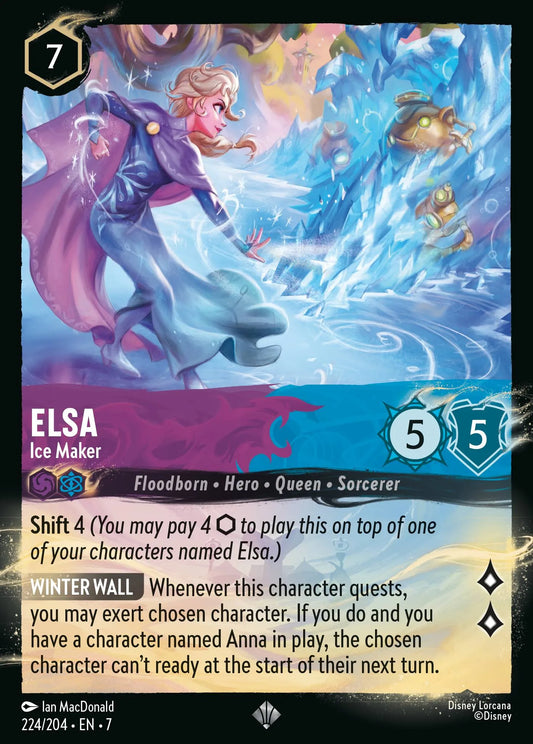 Elsa - Ice Maker | Archazia's Island #224 (Near Mint Foil) | Disney Lorcana Single Australia (Near Mint)