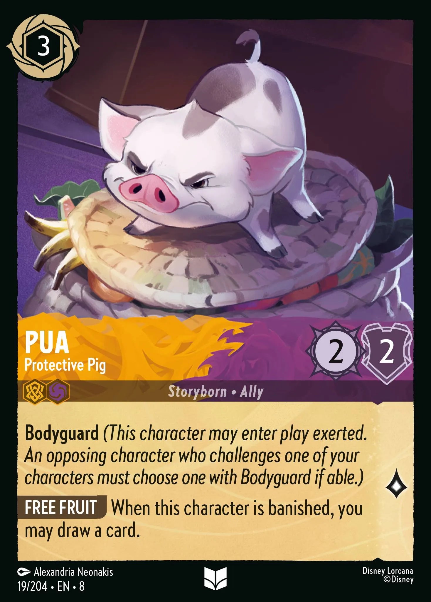 Pua - Protective Pig | Reign of Jafar #19 (Near Mint Foil) | Disney Lorcana Single Australia (Near Mint)