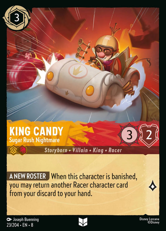 King Candy - Sugar Rush Nightmare | Reign of Jafar #23 (Near Mint) | Disney Lorcana Single Australia (Near Mint)