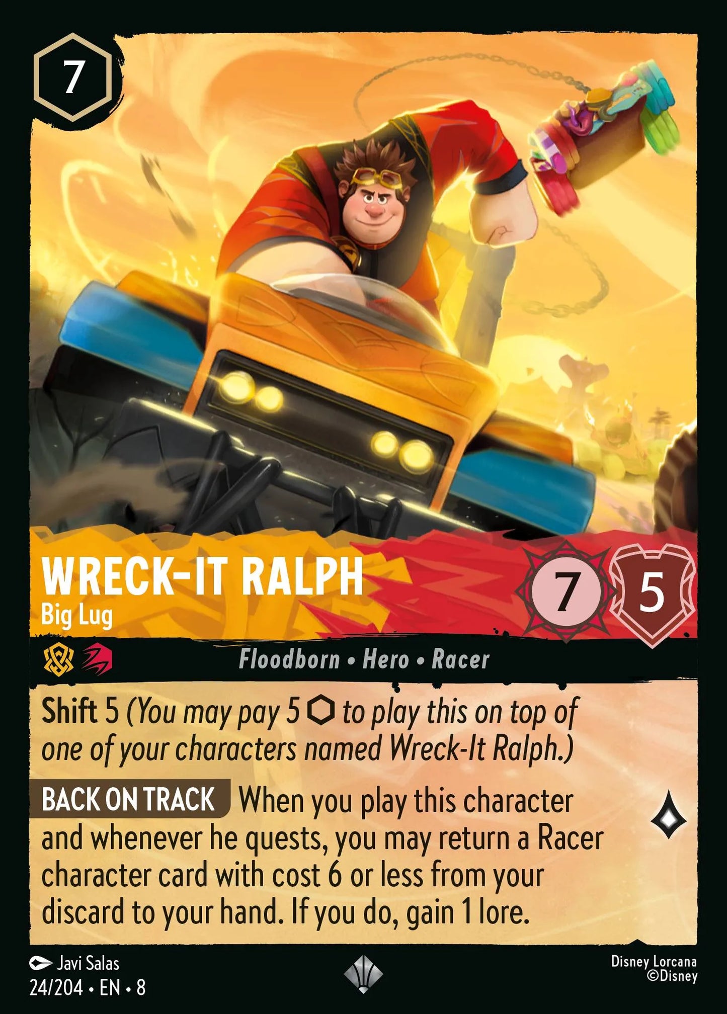Wreck-It Ralph - Big Lug | Reign of Jafar #24 (Near Mint) | Disney Lorcana Single Australia (Near Mint)