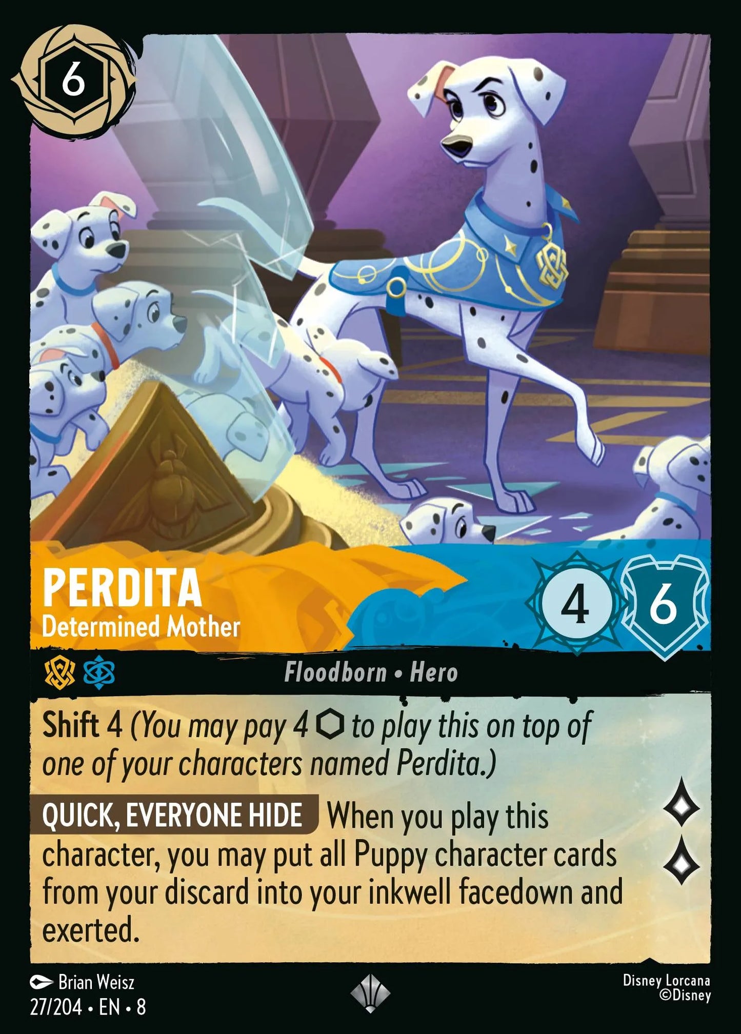 Perdita - Determined Mother | Reign of Jafar #27 (Near Mint) | Disney Lorcana Single Australia (Near Mint)