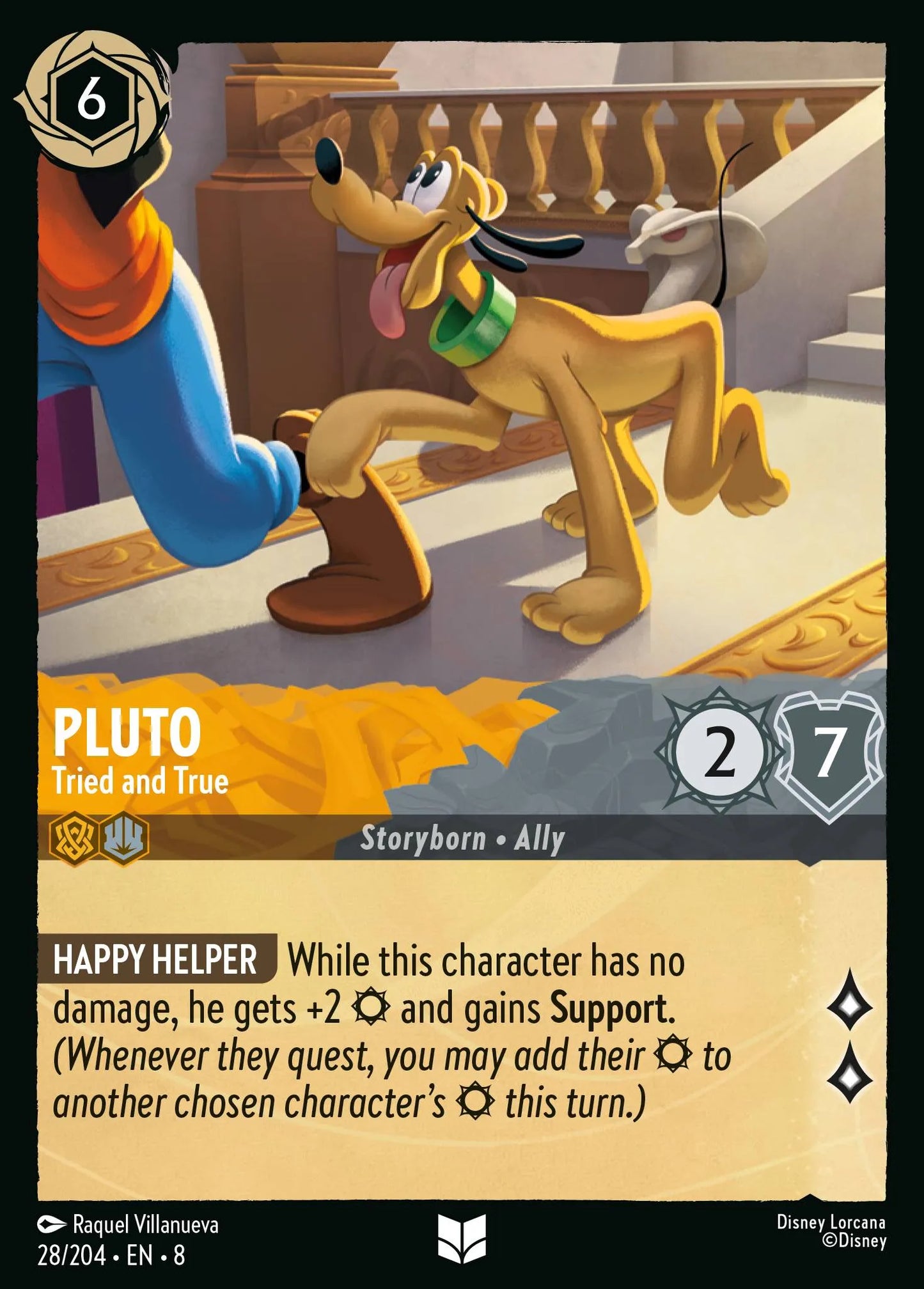 Pluto - Tried and True | Reign of Jafar #28 (Near Mint) | Disney Lorcana Single Australia (Near Mint)