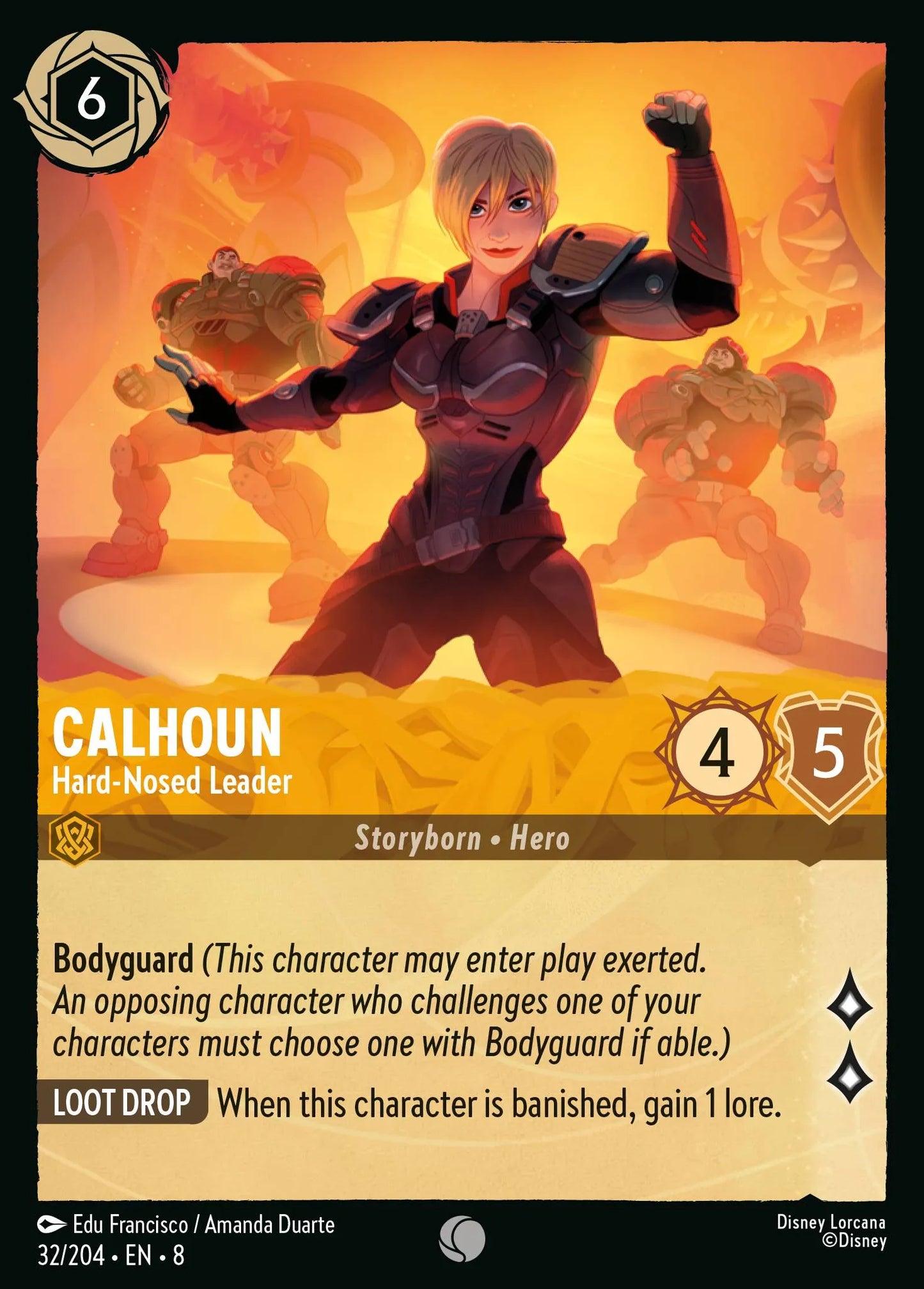 Calhoun - Hard-Nosed Leader | Reign of Jafar #32 (Near Mint) | Disney Lorcana Single Australia (Near Mint)