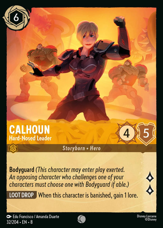 Calhoun - Hard-Nosed Leader | Reign of Jafar #32 (Near Mint Foil) | Disney Lorcana Single Australia (Near Mint)
