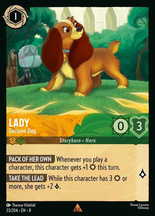 Lady - Decisive Dog | Reign of Jafar #33 (Near Mint) | Disney Lorcana Single Australia (Near Mint)