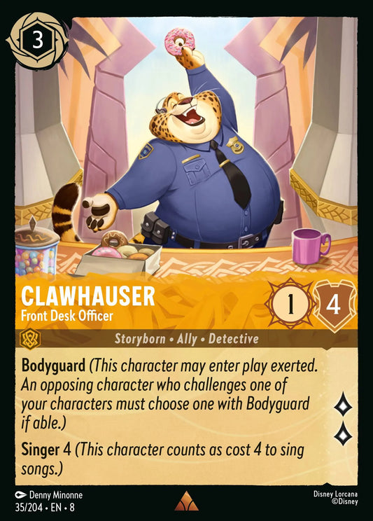 Clawhauser - Front Desk Officer | Reign of Jafar #35 (Near Mint) | Disney Lorcana Single Australia (Near Mint)