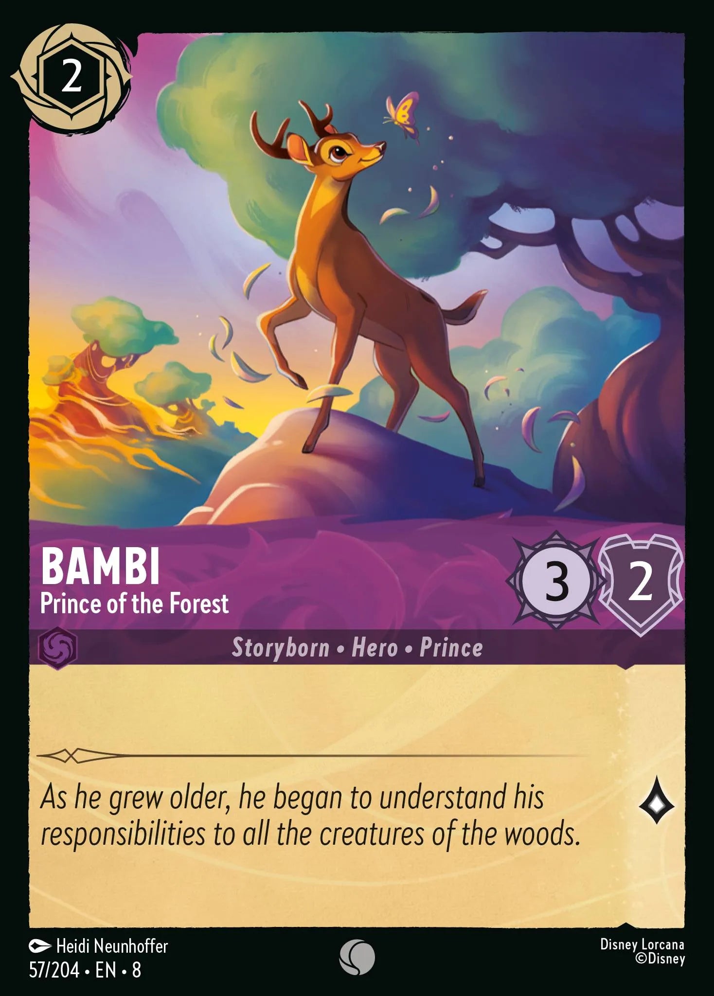 Bambi - Prince of the Forest | Reign of Jafar #57 (Near Mint) | Disney Lorcana Single Australia (Near Mint)