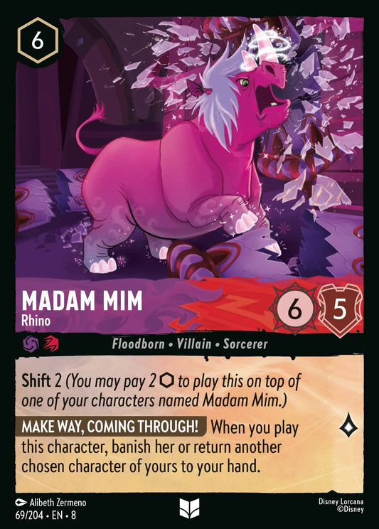 Madam Mim - Rhino | Reign of Jafar #69 (Near Mint Foil) | Disney Lorcana Single Australia (Near Mint)