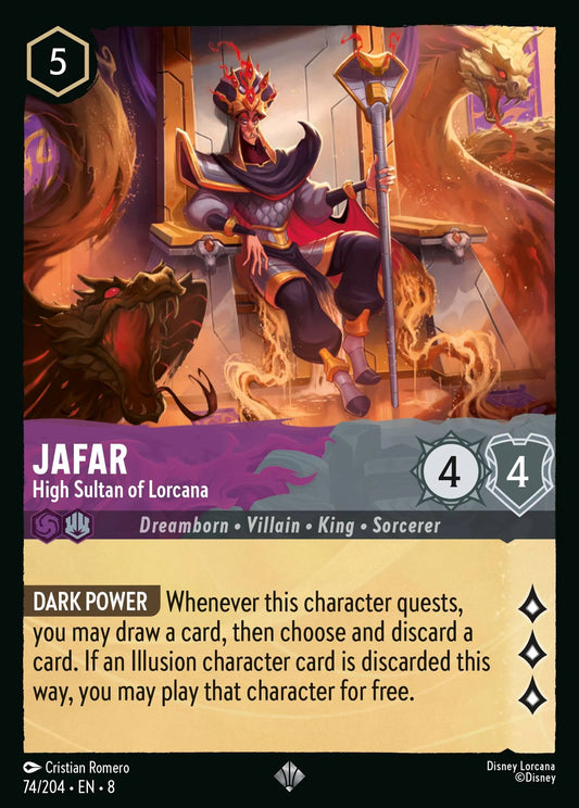 Jafar - High Sultan of Lorcana | Reign of Jafar #74 (Near Mint Foil)