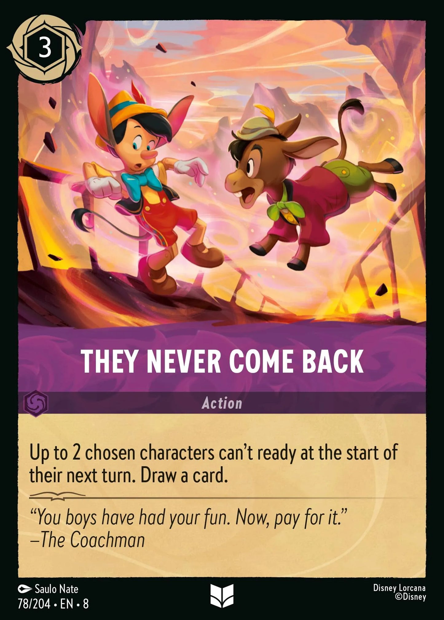 They Never Come Back | Reign of Jafar #78 (Near Mint Foil) | Disney Lorcana Single Australia (Near Mint)