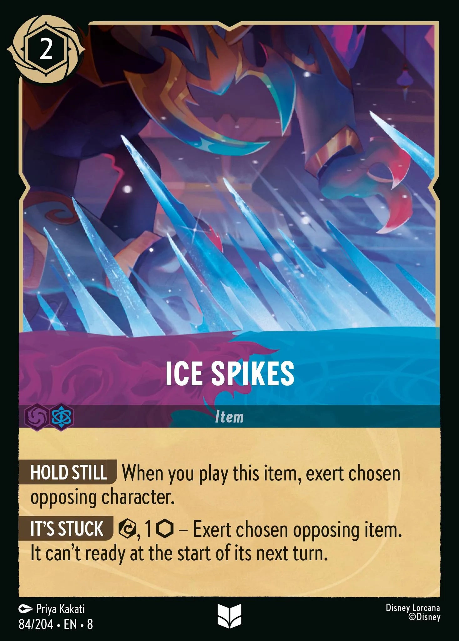 Ice Spikes | Reign of Jafar #84 (Near Mint Foil) | Disney Lorcana Single Australia (Near Mint)
