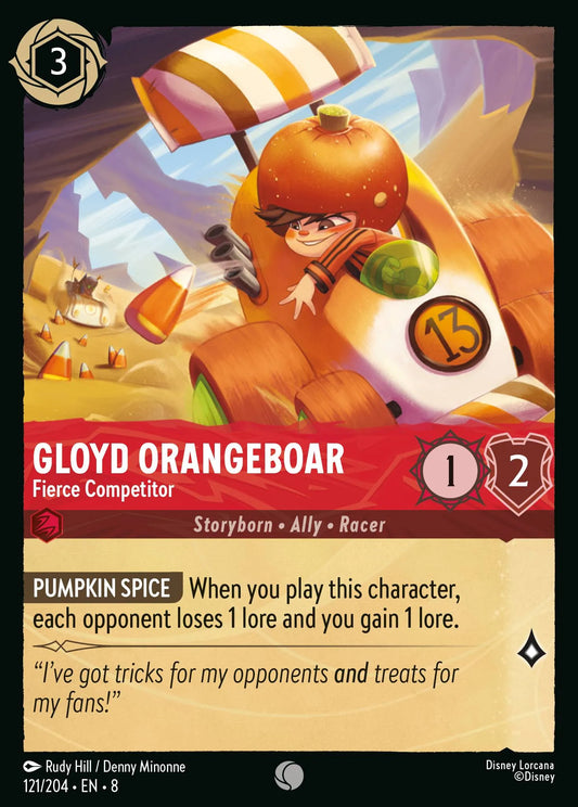 Gloyd Orangeboar - Fierce Competitor | Reign of Jafar #121 (Near Mint Foil) | Disney Lorcana Single Australia (Near Mint)