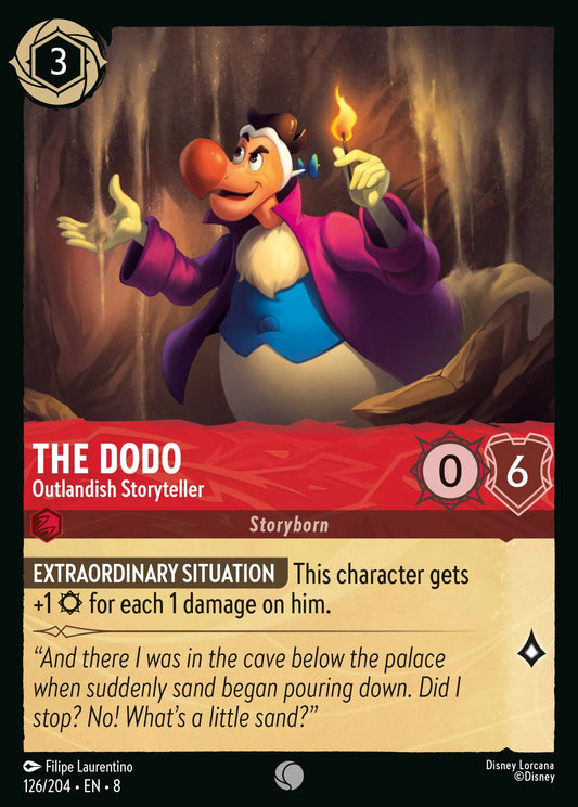 The Dodo - Outlandish Storyteller | Reign of Jafar #126 (Near Mint Foil) | Disney Lorcana Single Australia (Near Mint)