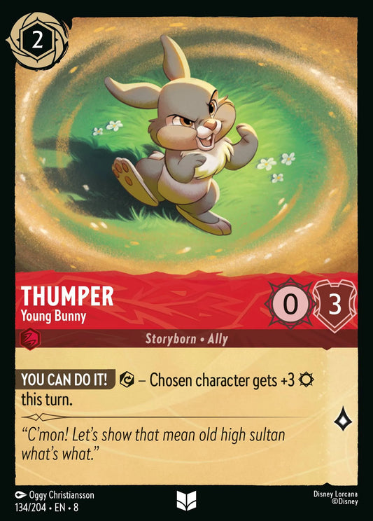 Thumper - Young Bunny | Reign of Jafar #134 (Near Mint Foil) | Disney Lorcana Single Australia (Near Mint)