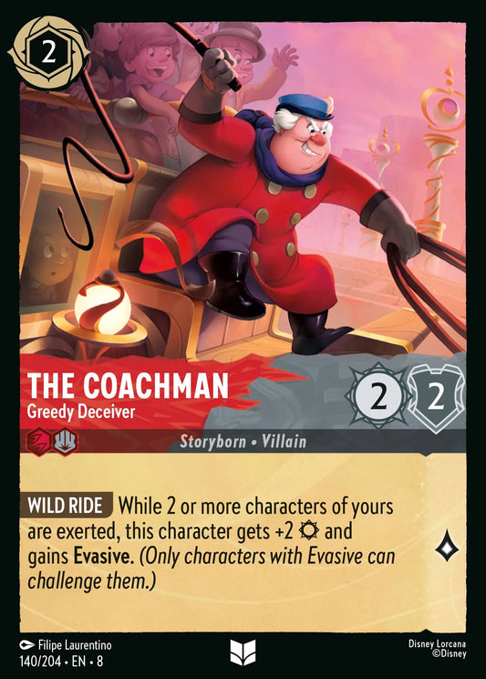 The Coachman - Greedy Deceiver | Reign of Jafar #140 (Near Mint Foil) | Disney Lorcana Single Australia (Near Mint)