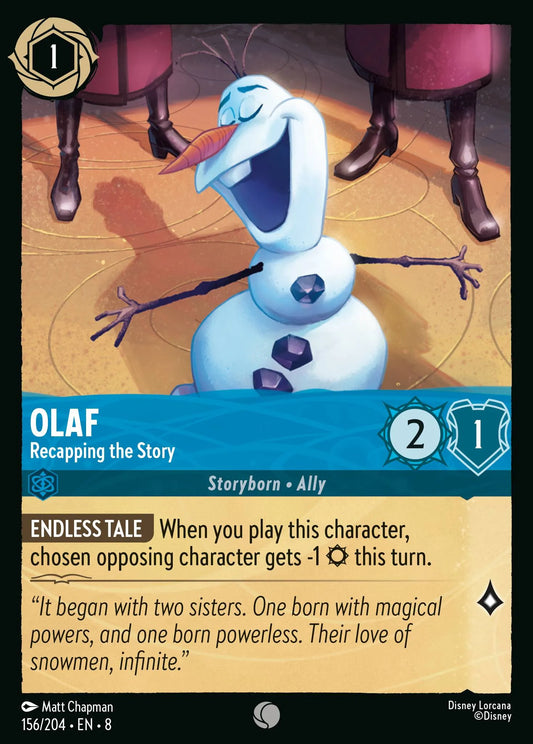Olaf - Recapping the Story | Reign of Jafar #156 (Near Mint) | Disney Lorcana Single Australia (Near Mint)