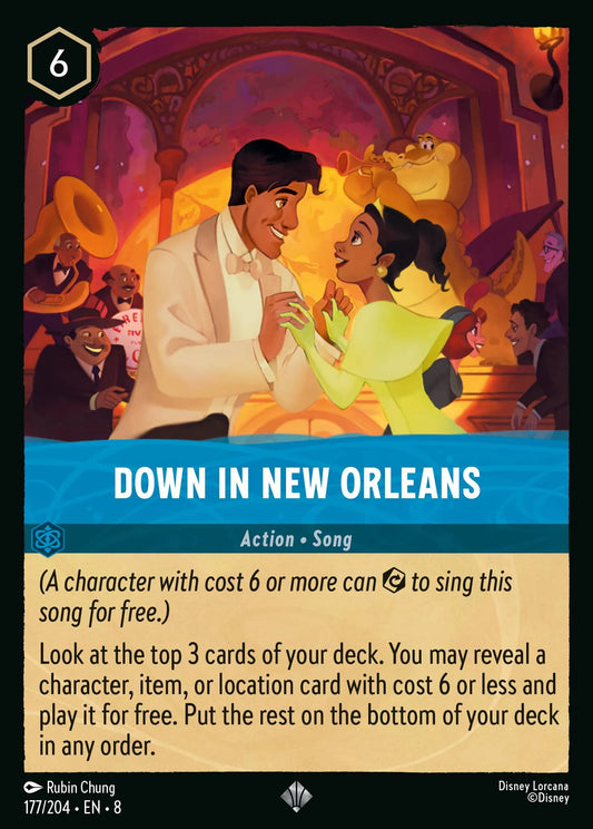 Down in New Orleans | Reign of Jafar #177 (Near Mint) | Disney Lorcana Single Australia (Near Mint)