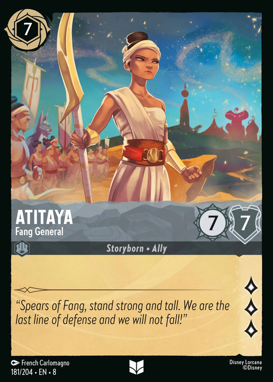 Atitaya - Fang General | Reign of Jafar #181 (Near Mint) | Disney Lorcana Single Australia (Near Mint)