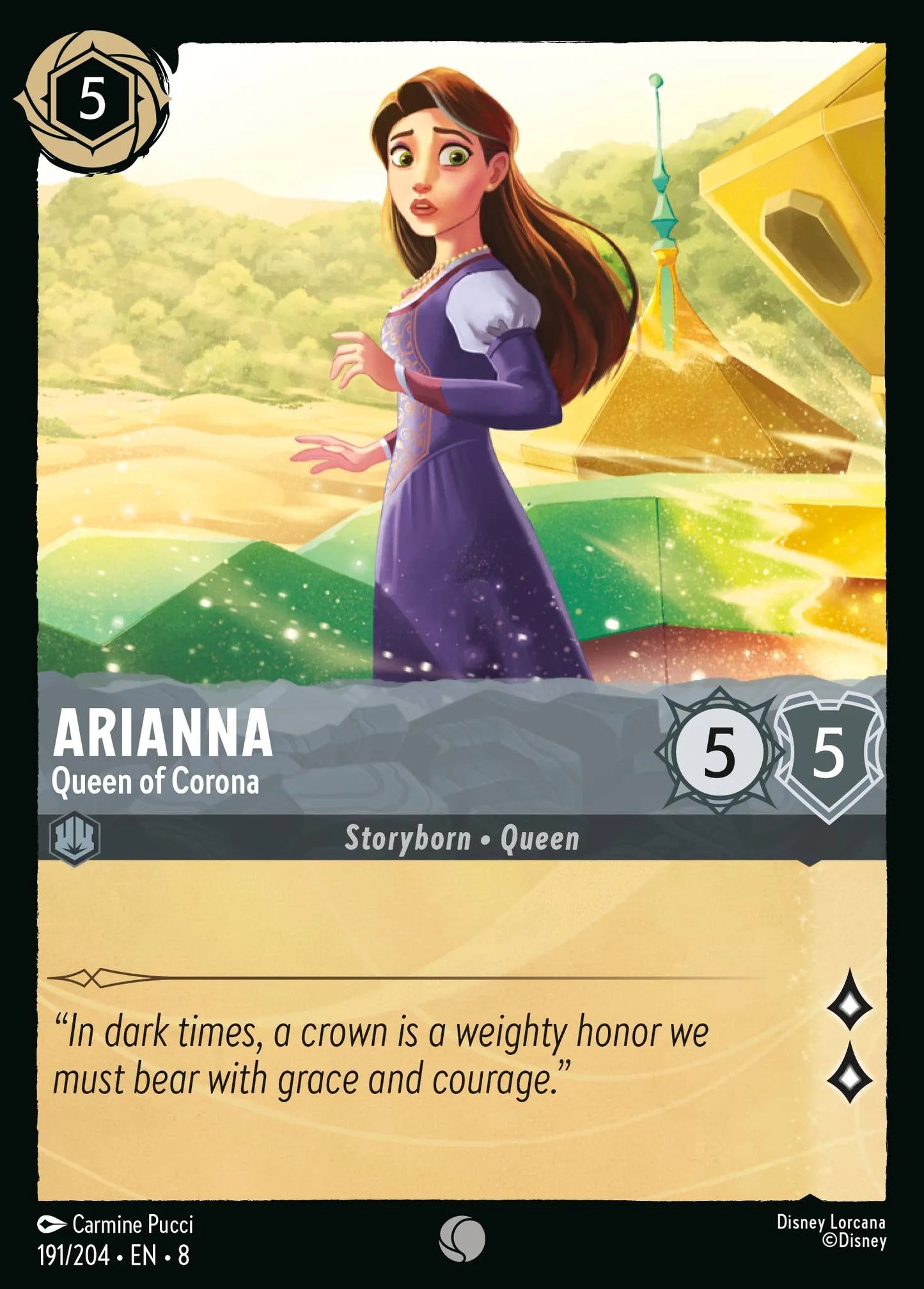 Arianna - Queen of Corona | Reign of Jafar #191 (Near Mint) | Disney Lorcana Single Australia (Near Mint)