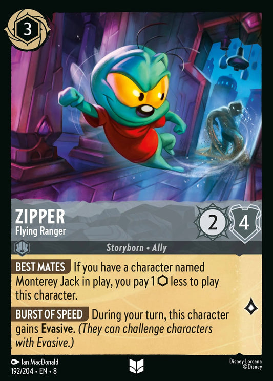 Zipper - Flying Ranger | Reign of Jafar #192 (Near Mint) | Disney Lorcana Single Australia (Near Mint)