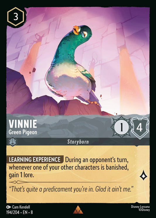 Vinnie - Green Pigeon | Reign of Jafar #194 (Near Mint) | Disney Lorcana Single Australia (Near Mint)