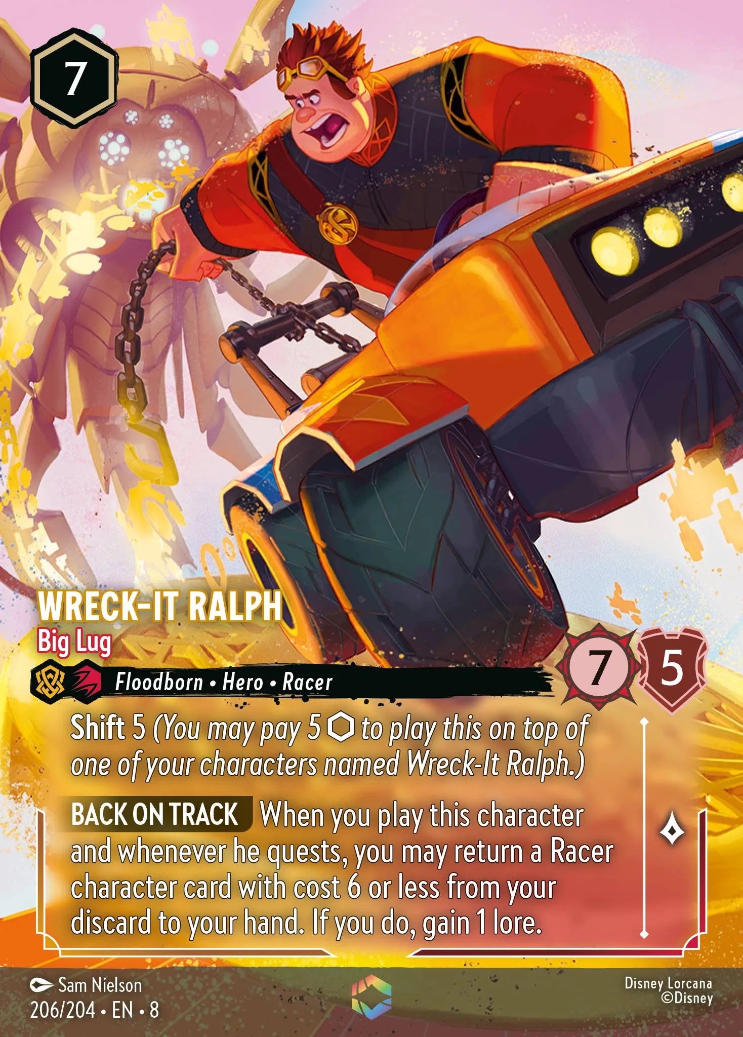 Wreck-It Ralph - Big Lug | Reign of Jafar #206 (Near Mint) | Disney Lorcana Single Australia (Near Mint)
