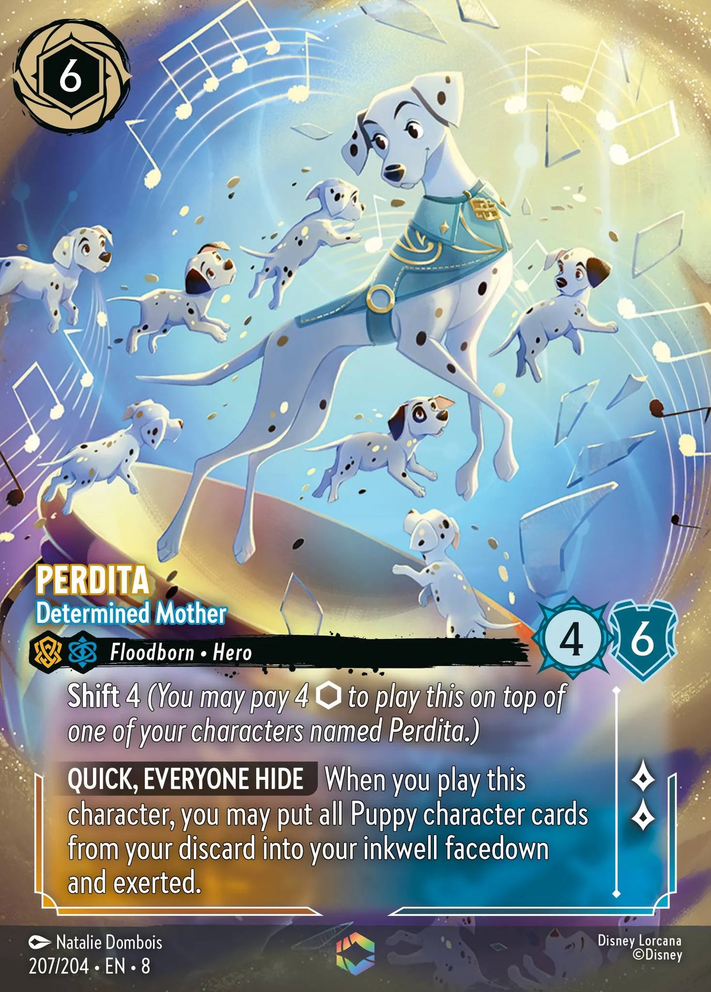 Perdita - Determined Mother | Reign of Jafar #207 (Near Mint) | Disney Lorcana Single Australia (Near Mint)
