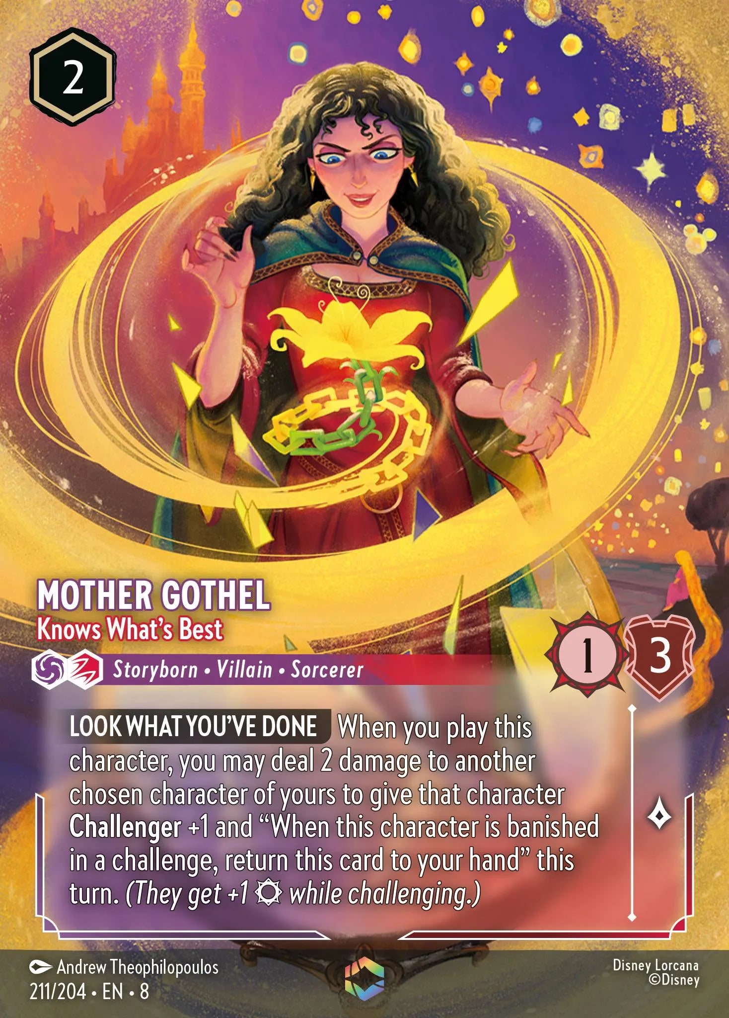 Mother Gothel - Knows What's Best | Reign of Jafar #211 (Near Mint) | Disney Lorcana Single Australia (Near Mint)