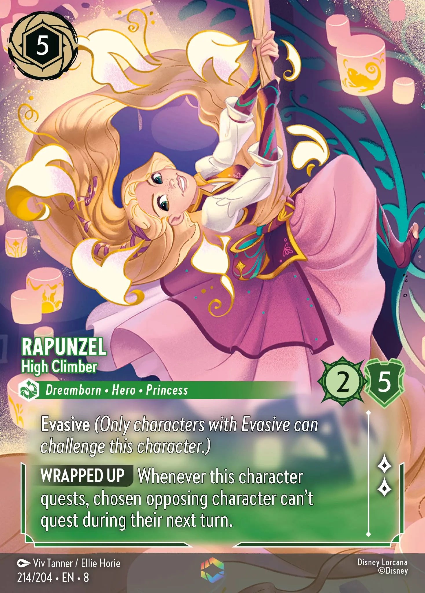 Rapunzel - High Climber | Reign of Jafar #214 (Near Mint) | Disney Lorcana Single Australia (Near Mint)