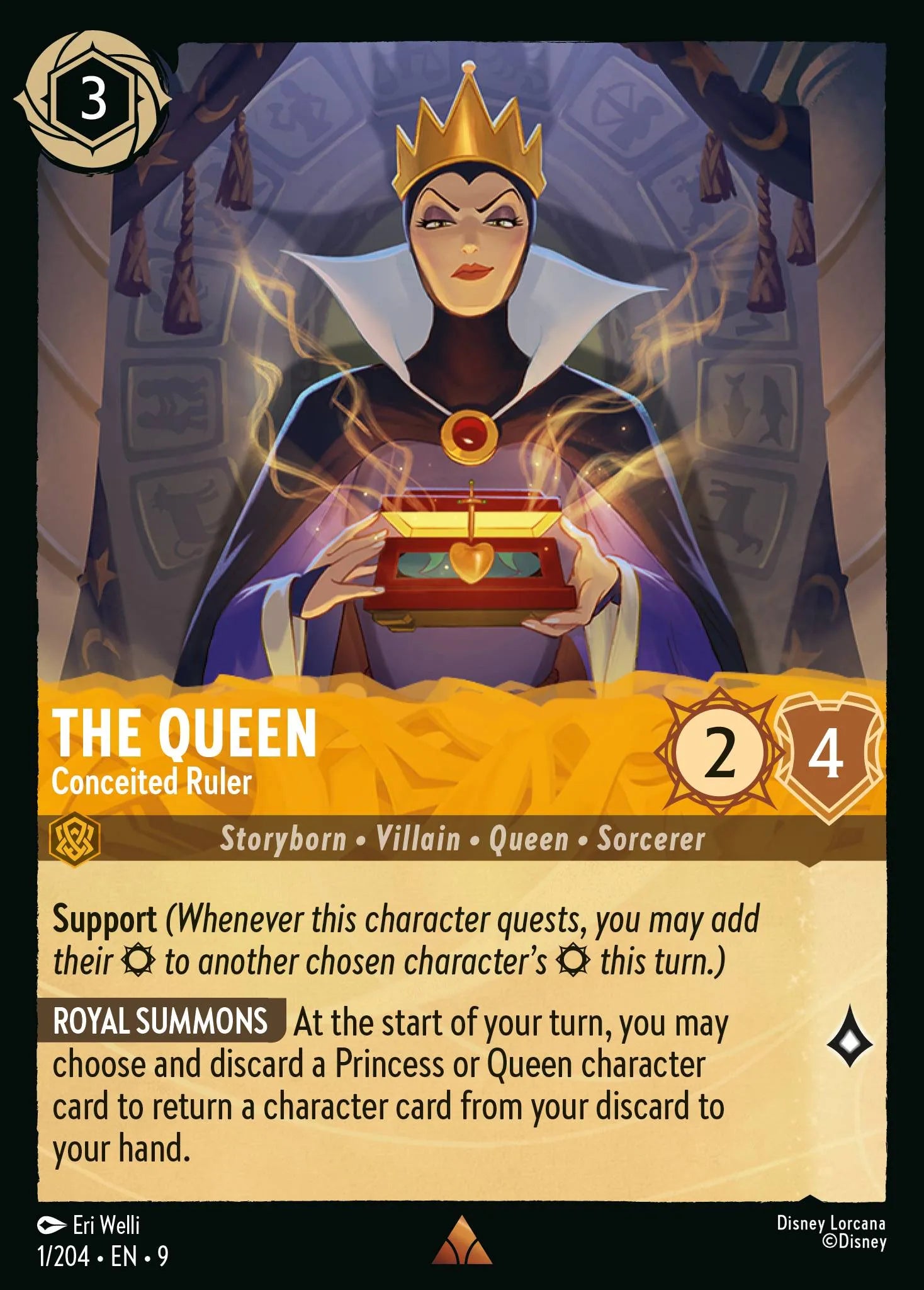 The Queen - Conceited Ruler | Fabled #1 (Near Mint) | Disney Lorcana Single Australia (Near Mint)
