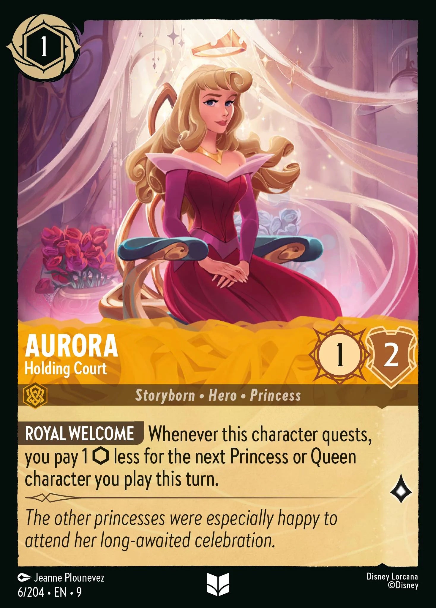 Aurora - Holding Court | Fabled #6 (Near Mint Foil) | Disney Lorcana Single Australia (Near Mint)
