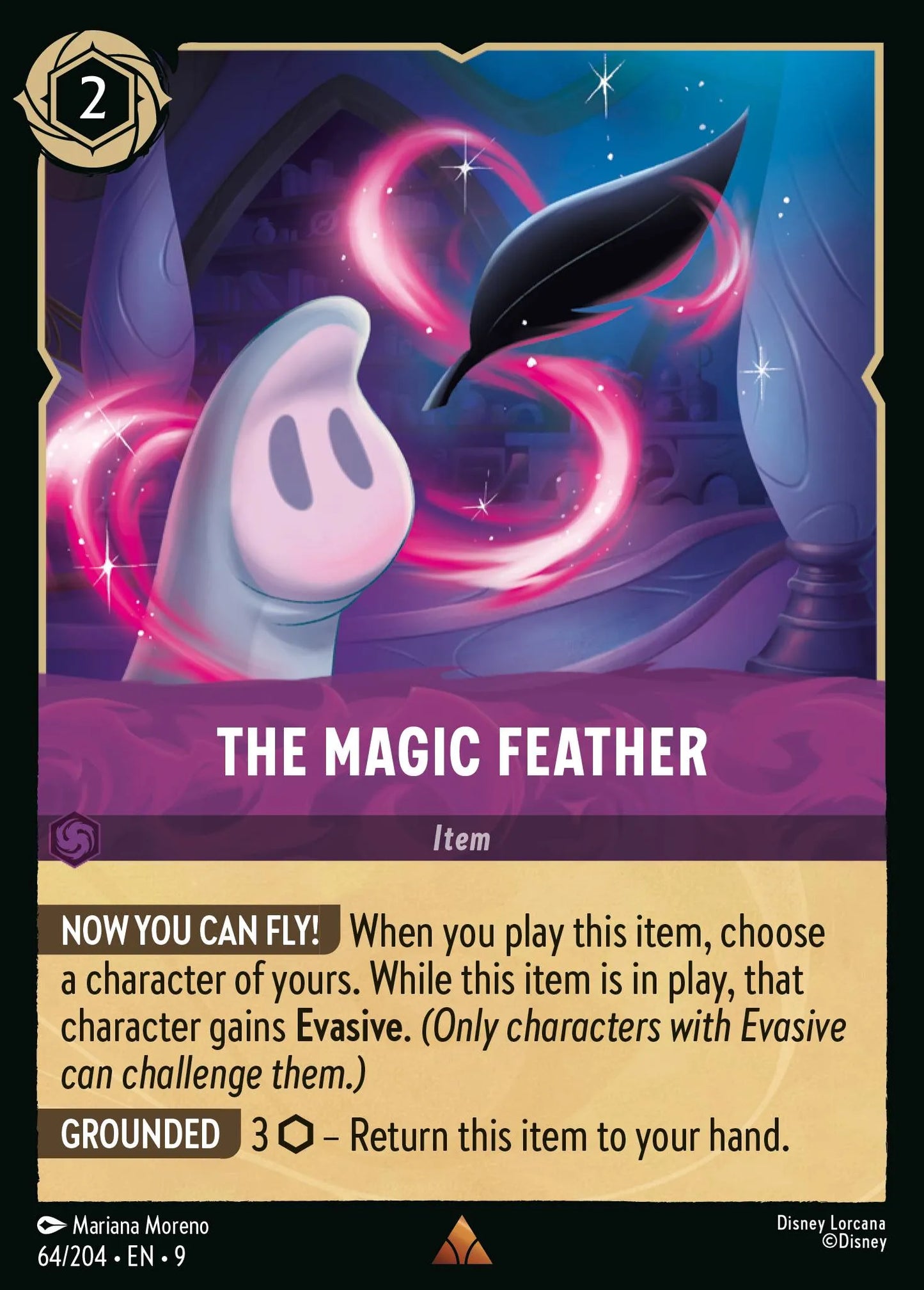 The Magic Feather | Fabled #64 (Near Mint) | Disney Lorcana Single Australia (Near Mint)