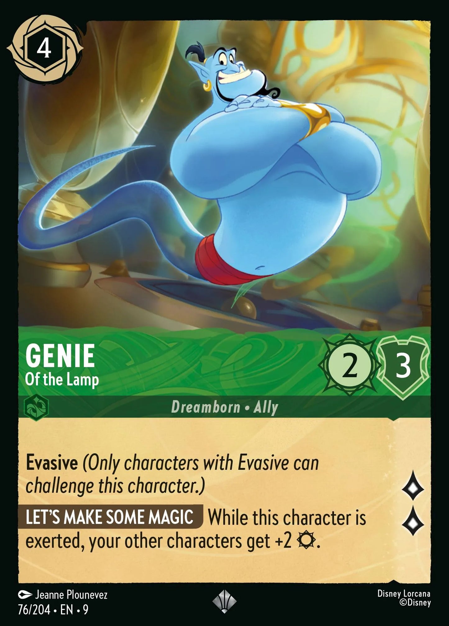 Genie - Of the Lamp | Fabled #76 (Near Mint Foil) | Disney Lorcana Single Australia (Near Mint)