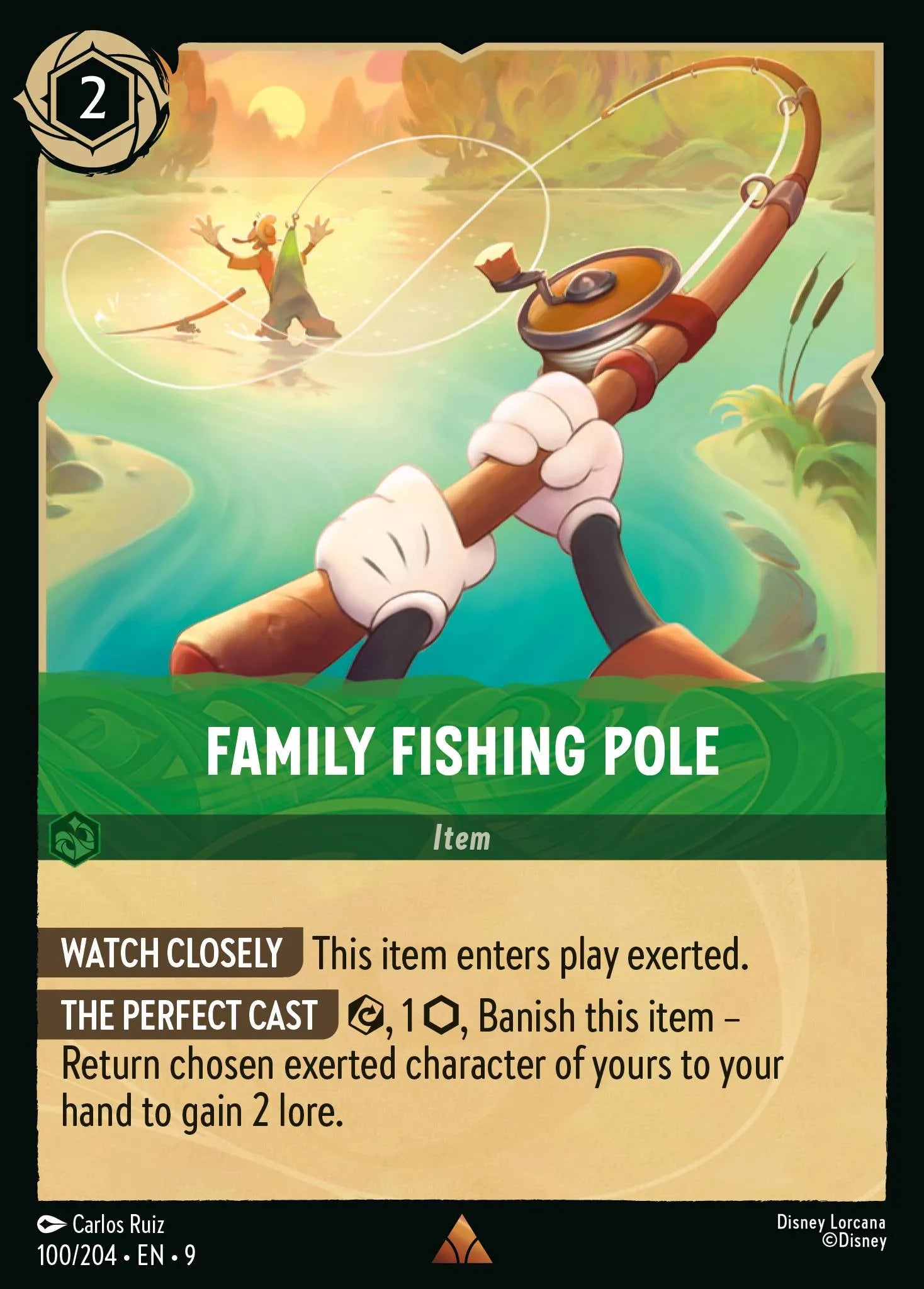 Family Fishing Pole | Fabled #100 (Near Mint) | Disney Lorcana Single Australia (Near Mint)