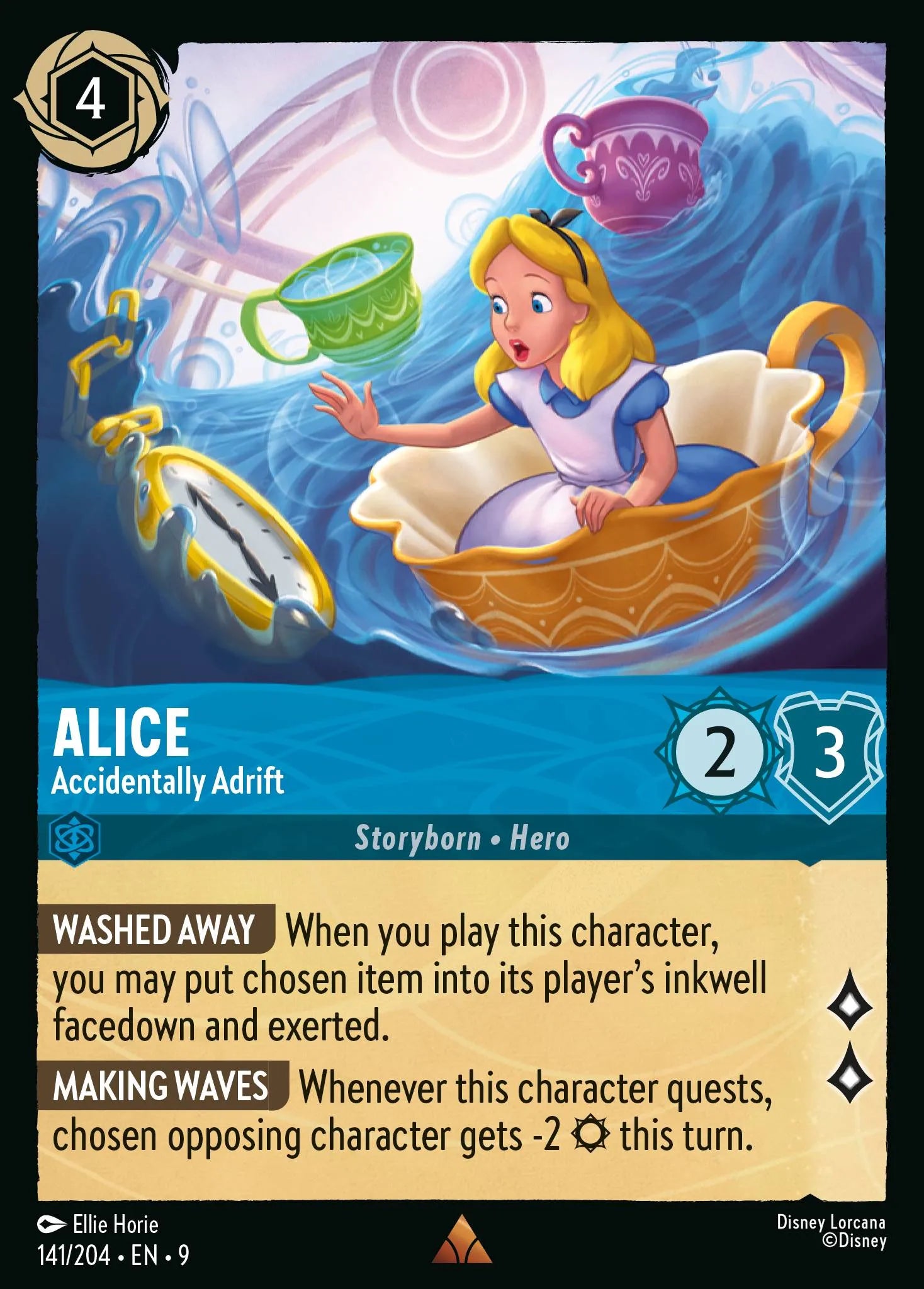 Alice - Accidentally Adrift | Fabled #141 (Near Mint Foil) | Disney Lorcana Single Australia (Near Mint)