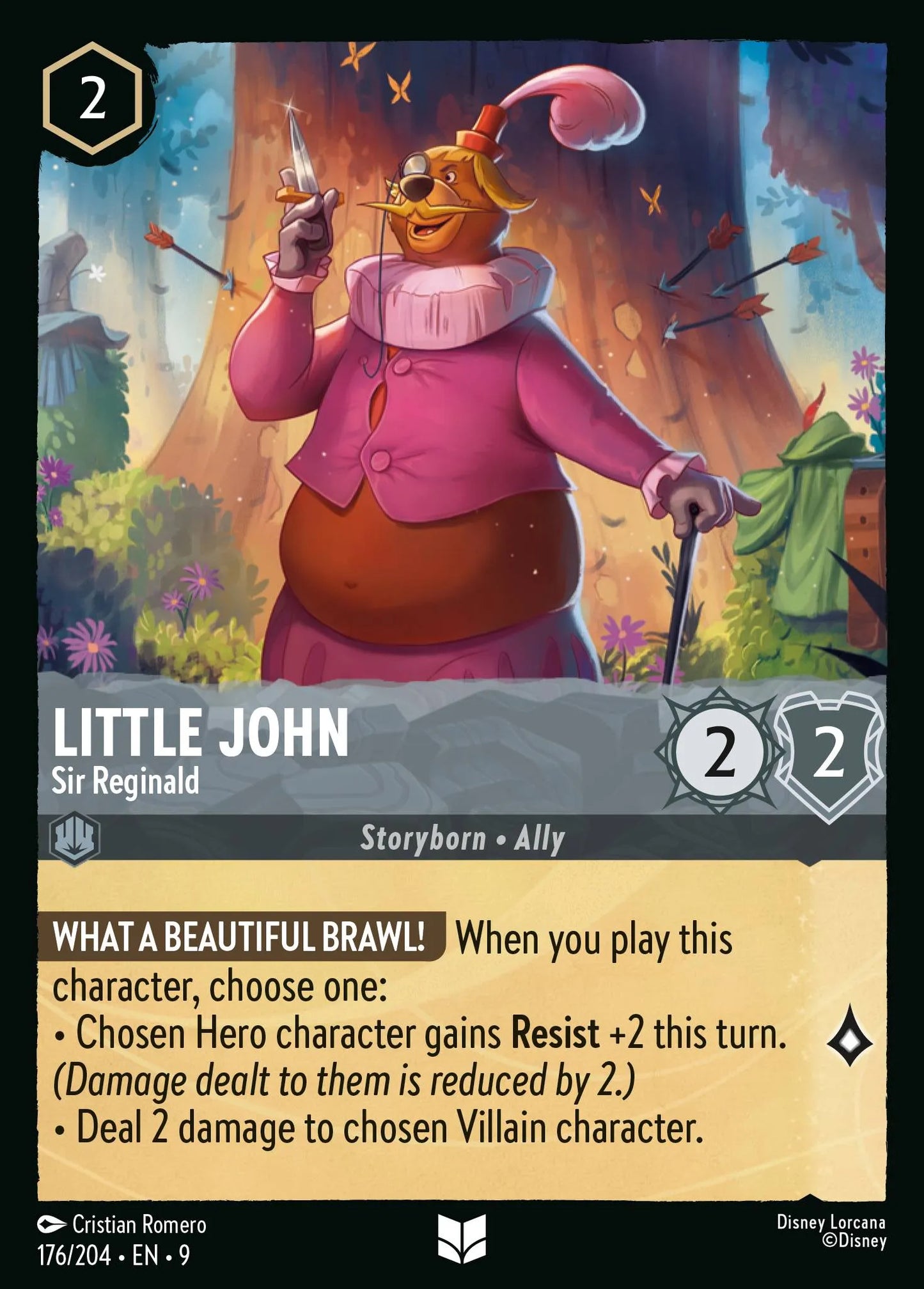 Little John - Sir Reginald | Fabled #176 (Near Mint) | Disney Lorcana Single Australia (Near Mint)
