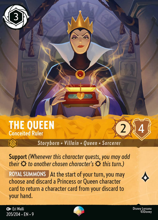 The Queen - Conceited Ruler | Fabled #205 (Near Mint Foil) | Disney Lorcana Single Australia (Near Mint)