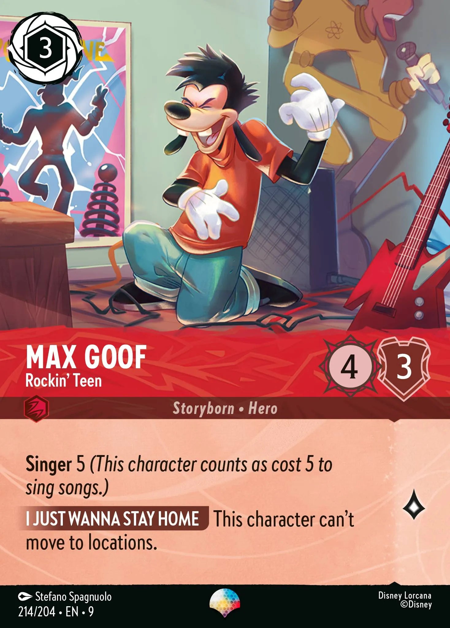 Max Goof - Rockin' Teen | Fabled #214 (Near Mint Foil) | Disney Lorcana Single Australia (Near Mint)