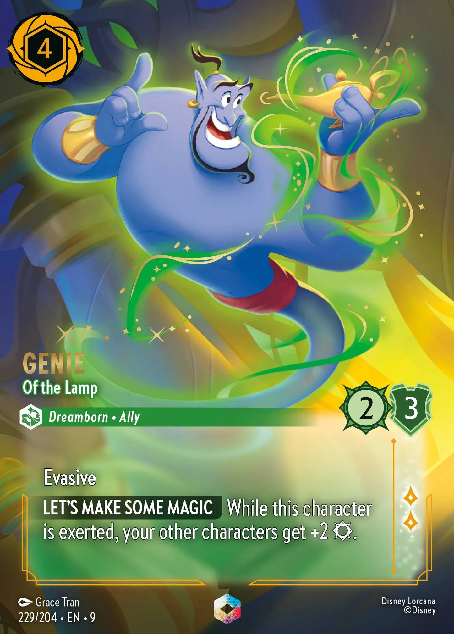 Genie - Of the Lamp | Fabled #229 (Near Mint) | Disney Lorcana Single Australia (Near Mint)