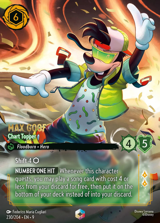 Max Goof - Chart Topper | Fabled #230 (Near Mint) | Disney Lorcana Single Australia (Near Mint)