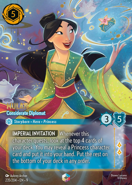 Mulan - Considerate Diplomat | Fabled #235 (Near Mint) | Disney Lorcana Single Australia (Near Mint)