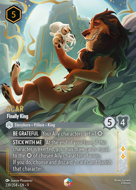 Scar - Finally King | Fabled #239 (Near Mint) | Disney Lorcana Single Australia (Near Mint)